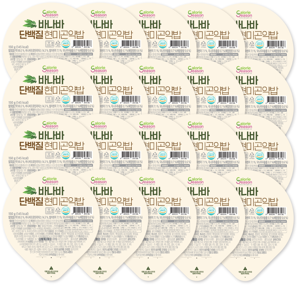 바나바단백질현미곤약밥 150g X 20개입